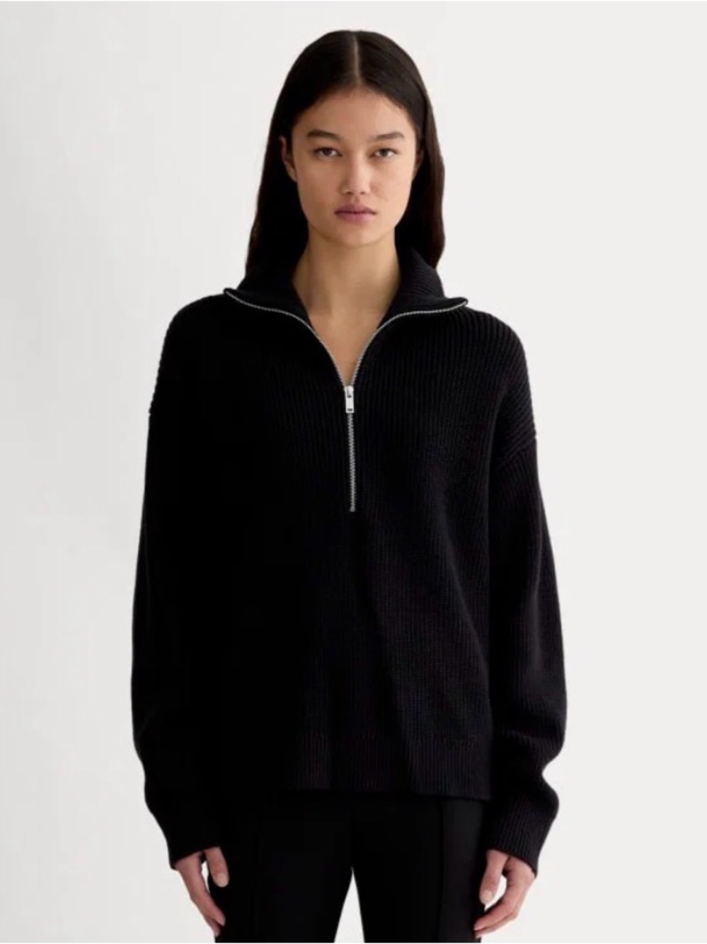 Everlane Half-Zip in Everyday Cotton